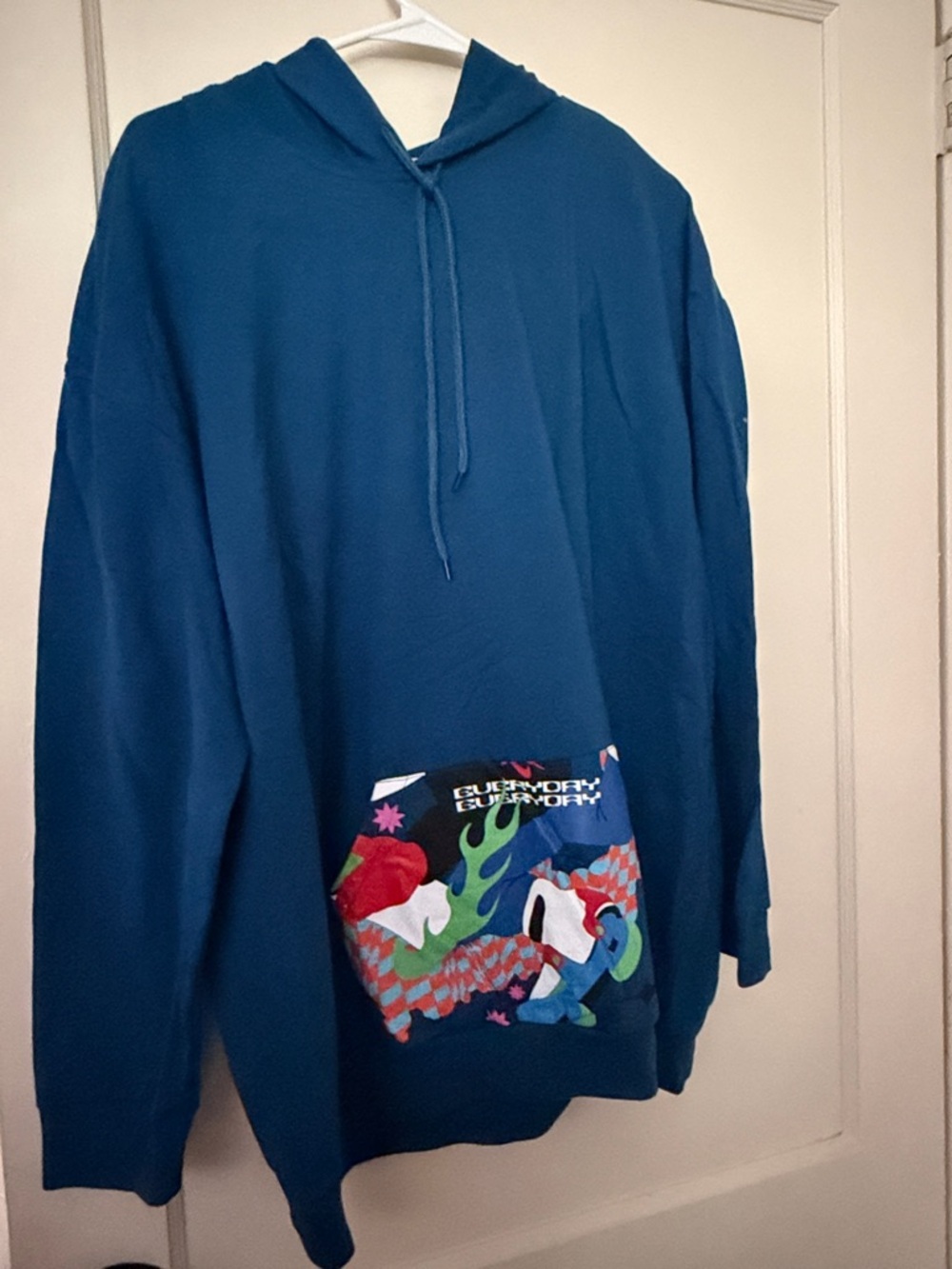 NWT bench Teal Graphic Pocket Hoodie Sweatshirt